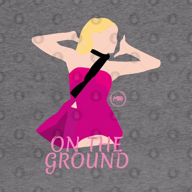 rose on the ground silhouette design by MBSdesing 